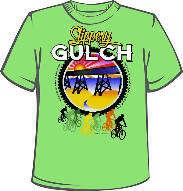 Graphic art - Slippery Gulch T shirt
