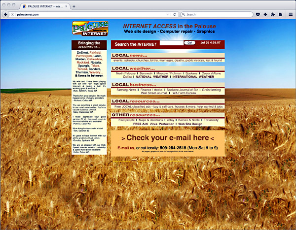 Web site - PalouseInternet.com