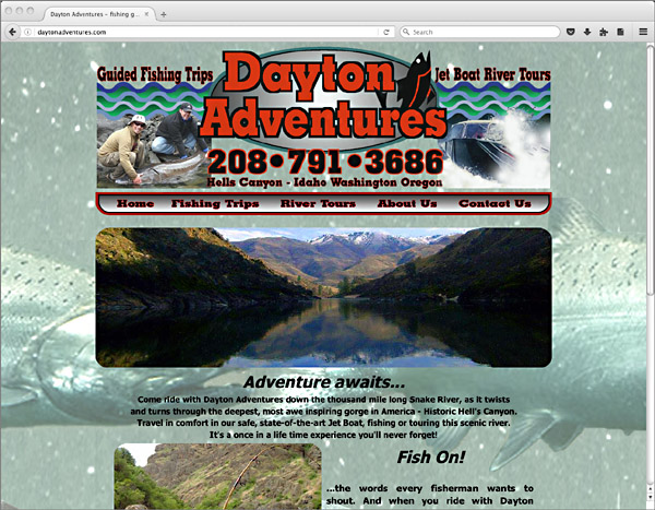 Web site - DaytonAdventures.com